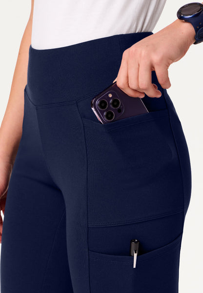 Pantalón médico de yoga Perri UltraSOFT - Azul marino medianoche