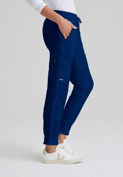 Pantalon de jogging taille mi-haute « Kira » à 5 poches de Grey's Anatomy - Indigo