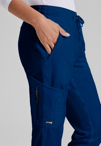 Pantalon de jogging taille mi-haute « Kira » à 5 poches de Grey's Anatomy - Indigo