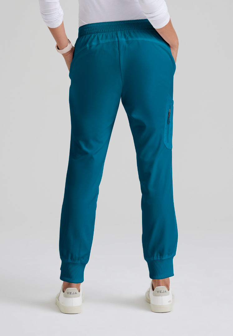 Grey's Anatomy™ "Kira" 5-Pocket Mid-Rise Jogger - Bahama