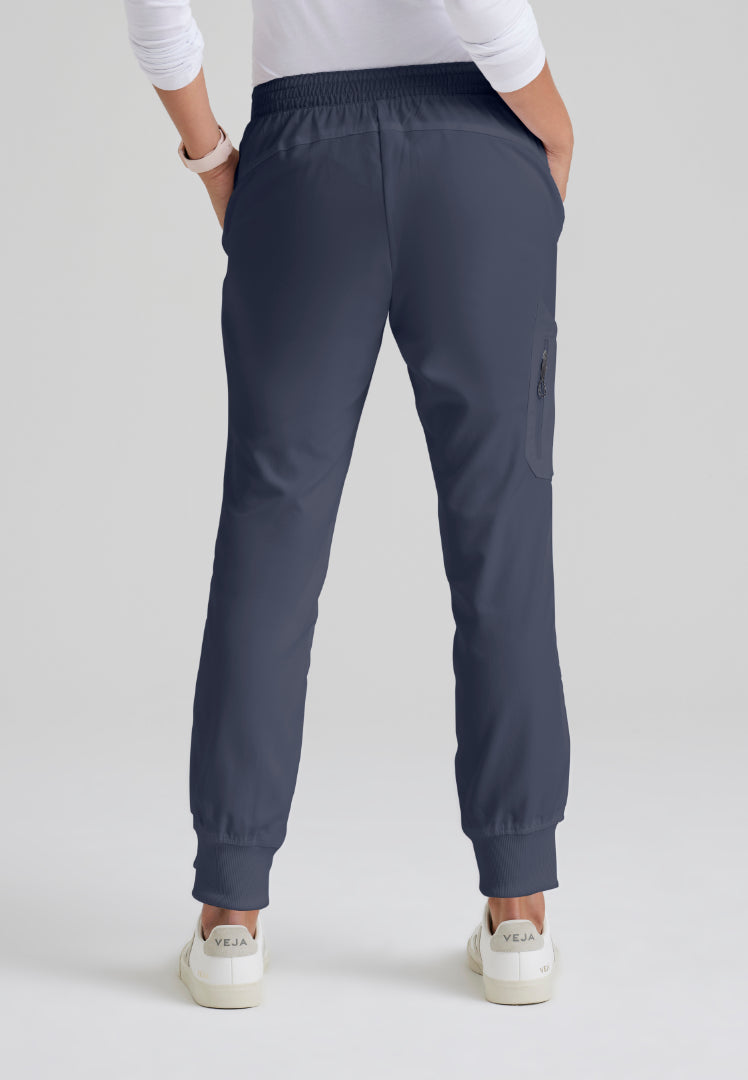 Grey's Anatomy™ "Kira" 5-Pocket Mid-Rise Jogger - Steel