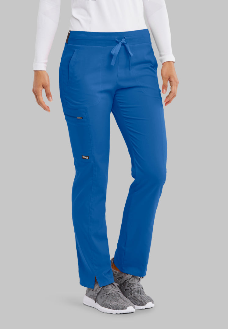 Grey's Anatomy™ Spandex Stretch "Kim" 3-Pocket Pant - New Royal