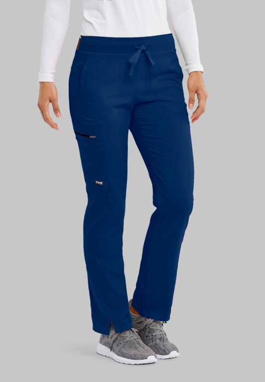 Grey's Anatomy™ Spandex Stretch "Kim" 3-Pocket Pant - Indigo