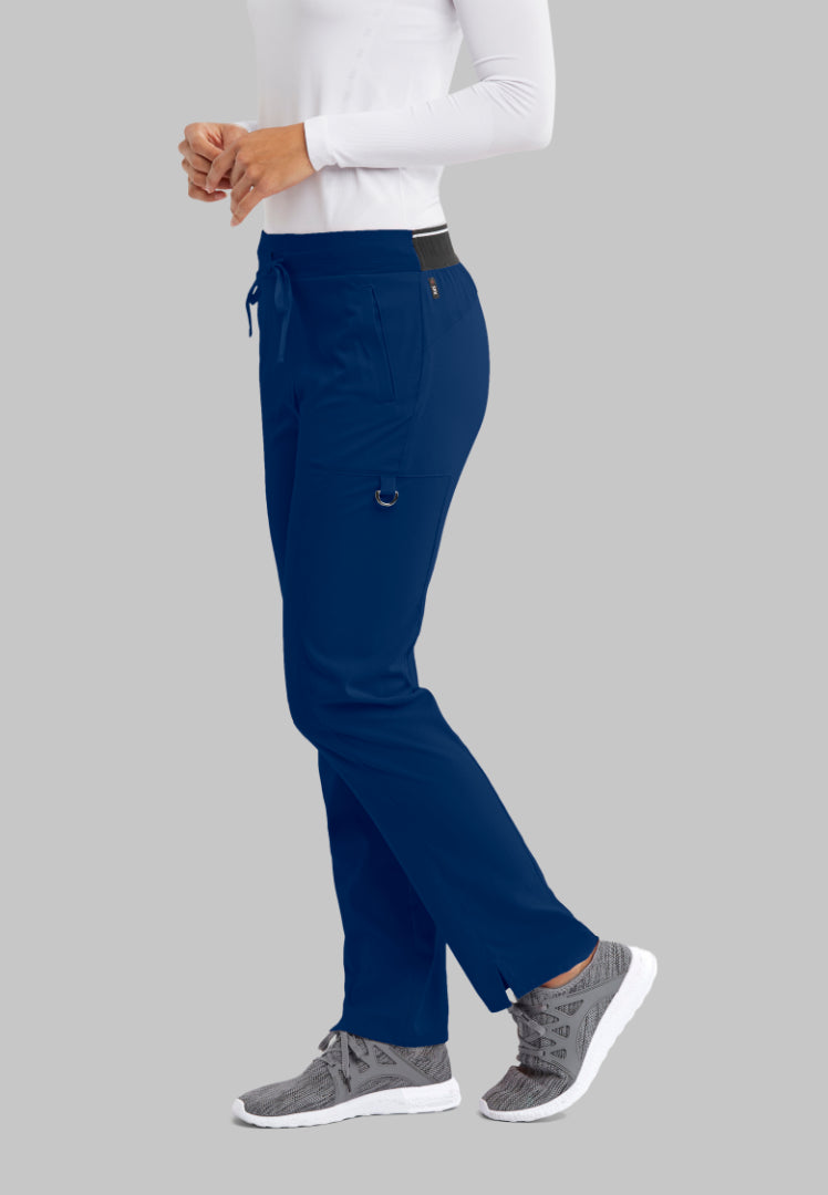 Grey's Anatomy™ Spandex Stretch "Kim" 3-Pocket Pant - Indigo