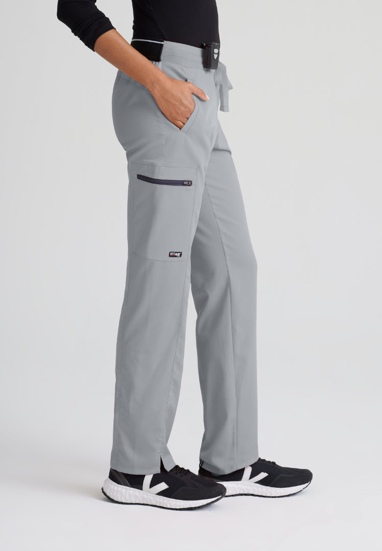 Grey's Anatomy™ Spandex Stretch "Kim" 3-Pocket Pant - Moonstruck