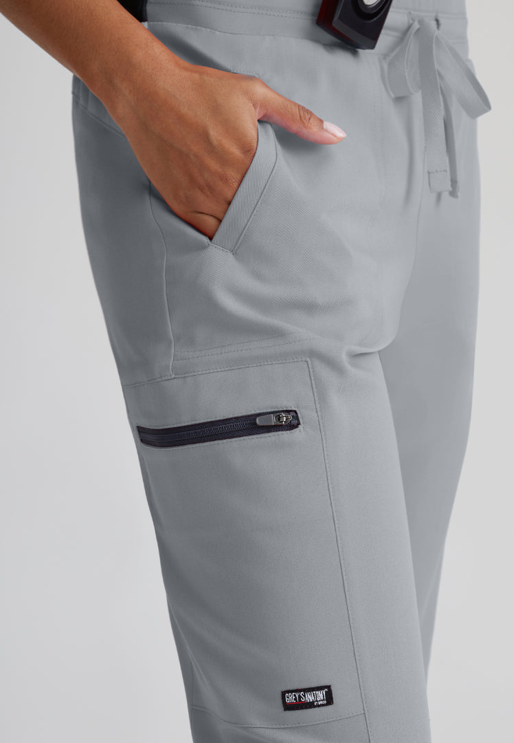 Grey's Anatomy™ Spandex Stretch "Kim" 3-Pocket Pant - Moonstruck