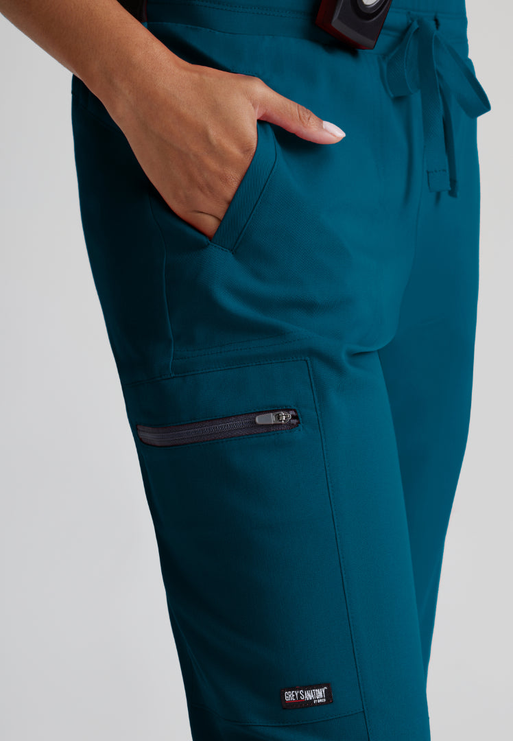 Grey's Anatomy™ Spandex Stretch "Kim" 3-Pocket Pant - Bahama