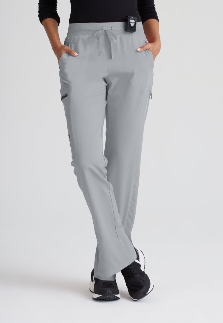 Grey's Anatomy™ Spandex Stretch "Kim" 3-Pocket Pant - Moonstruck