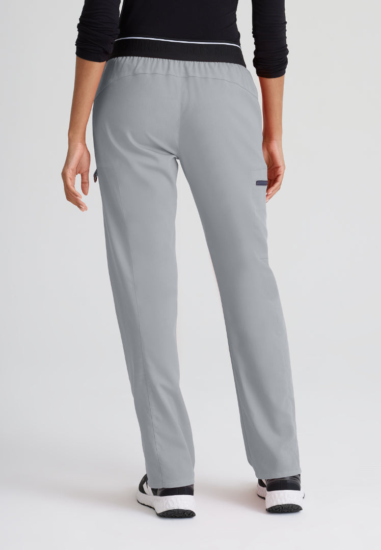 Grey's Anatomy™ Spandex Stretch "Kim" 3-Pocket Pant - Moonstruck