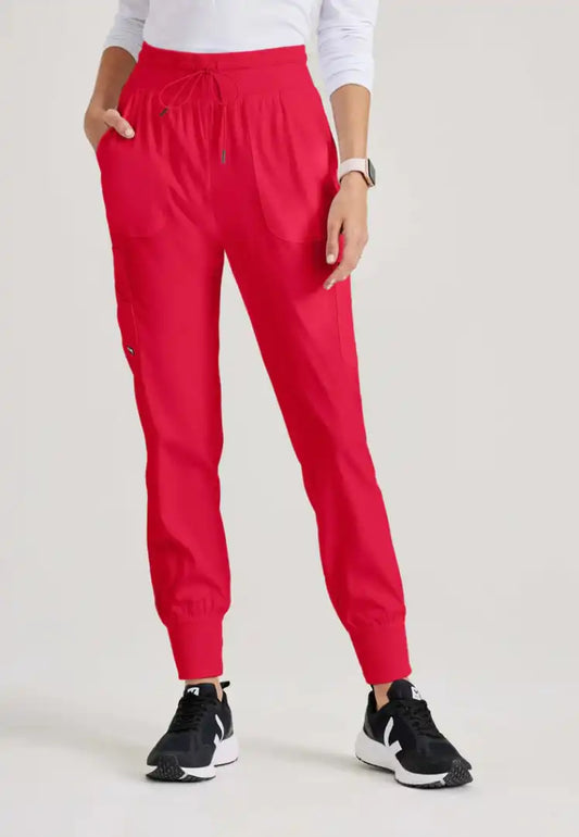 Pantalon de travail Carly Jogger - Rouge écarlate