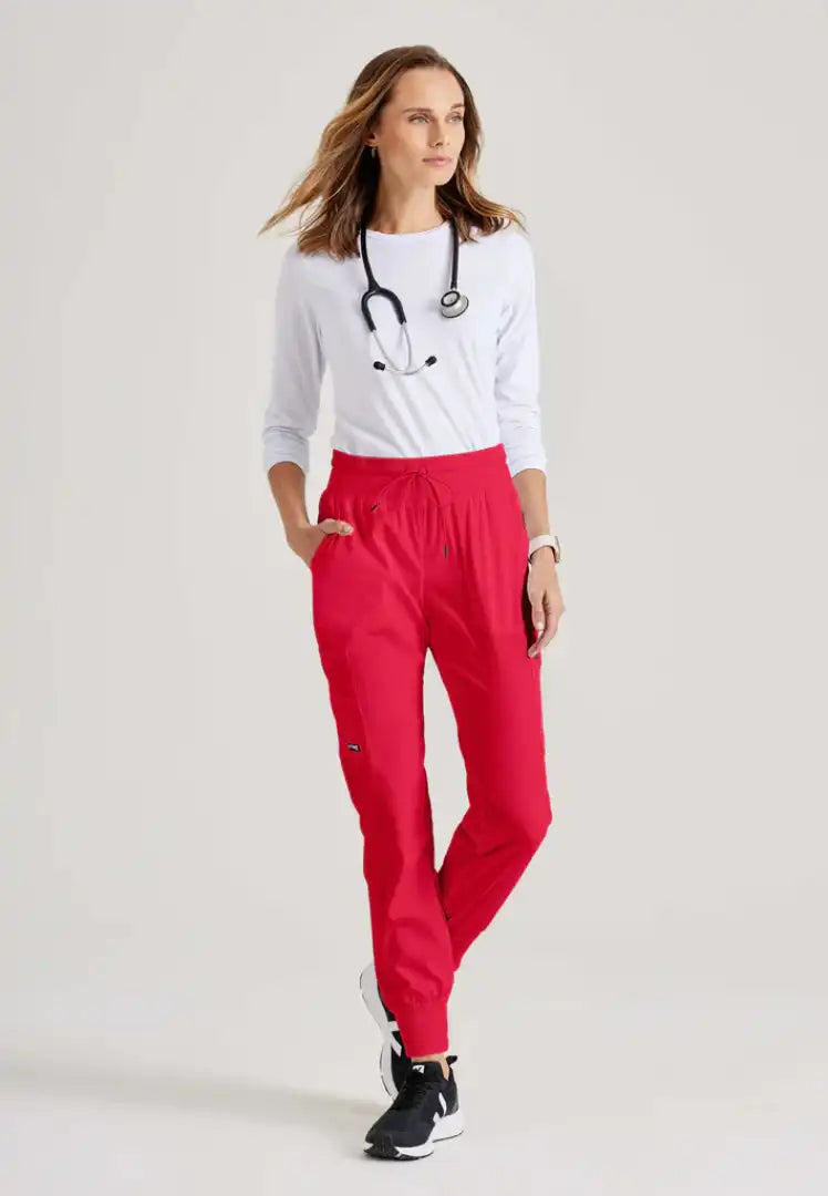 Pantalon de travail Carly Jogger - Rouge écarlate