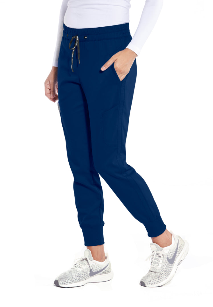 Grey's Anatomy™ "Kira" 5-Pocket Mid-Rise Jogger - Indigo