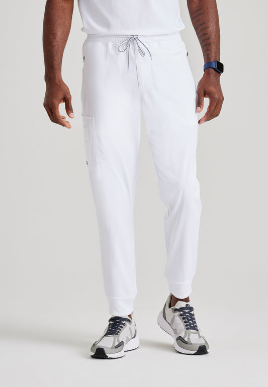 Murphy 5-Pocket Jogger Scrub Pant - White