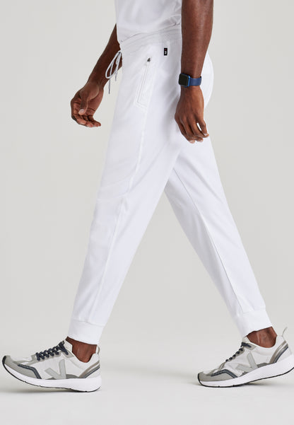 Murphy 5-Pocket Jogger Scrub Pant - White