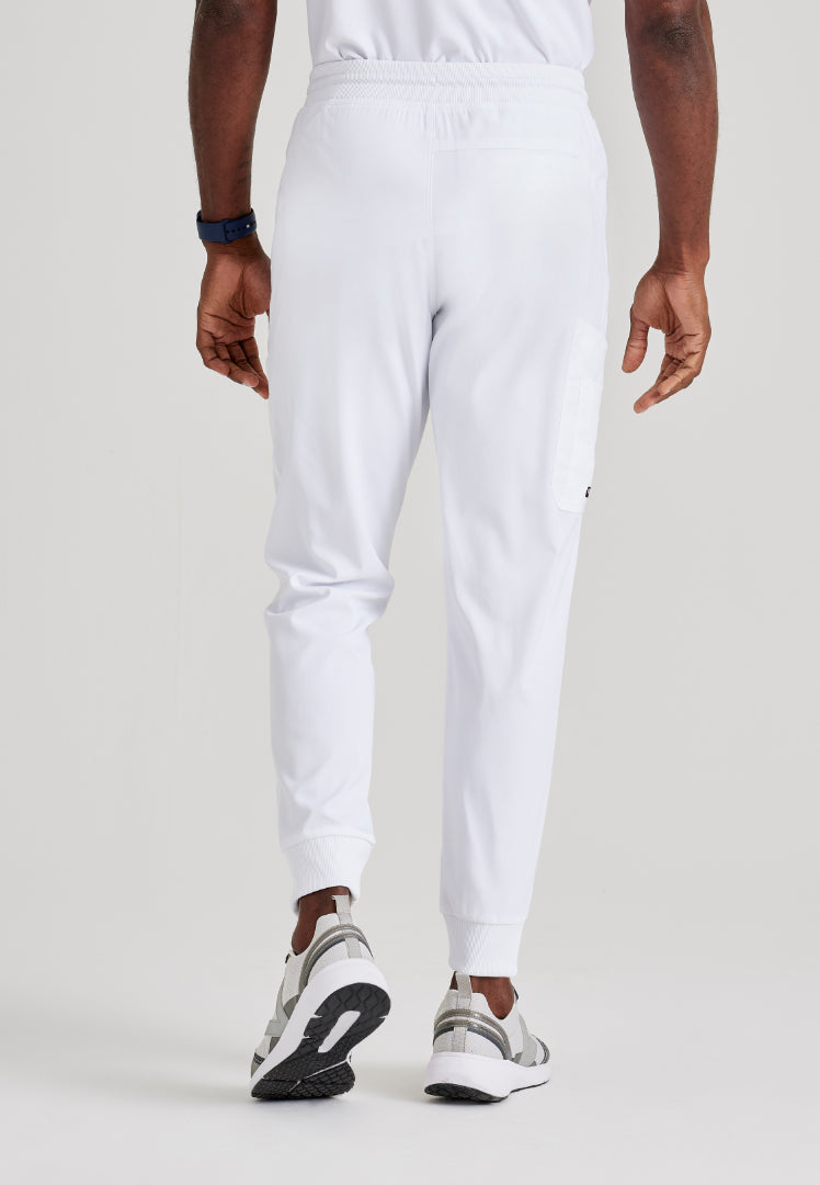 Murphy 5-Pocket Jogger Scrub Pant - White