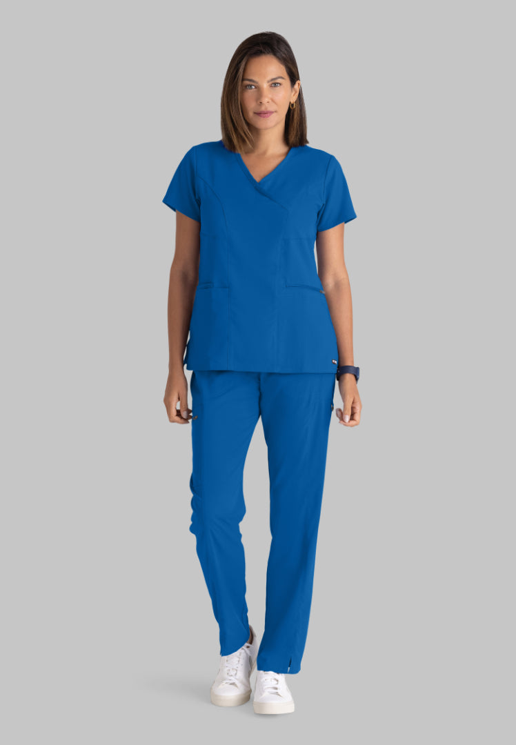 Grey's Anatomy™ Spandex Stretch "Kim" 3-Pocket Pant - New Royal