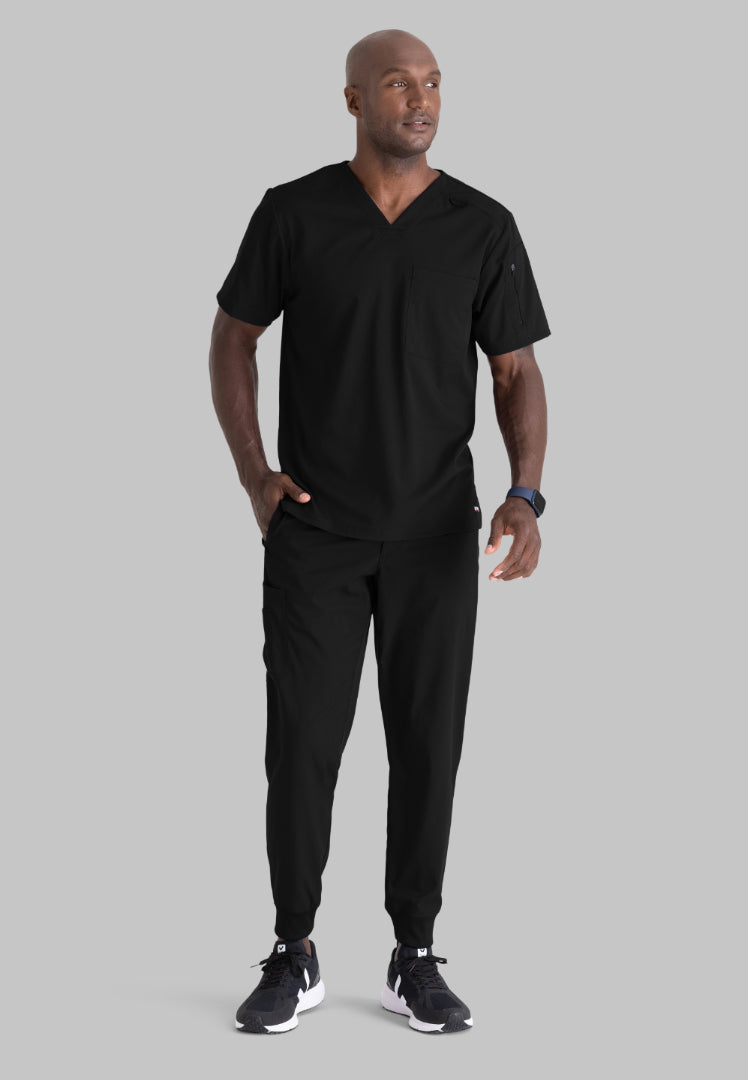 Murphy 5-Pocket Jogger Scrub Pant - Black