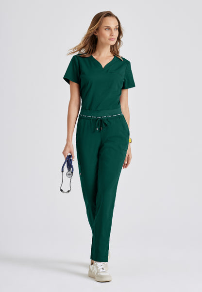 Blusa médica Capri de dos bolsillos - Hunter