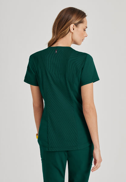 Blusa médica Capri de dos bolsillos - Hunter