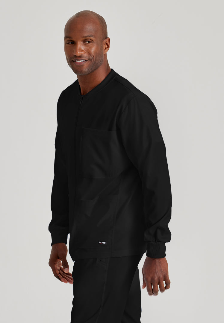 React 5-Pocket Warm-Up Jacket - Black