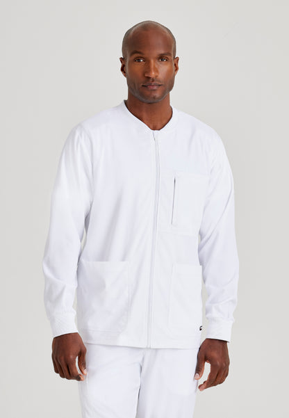 React 5-Pocket Warm-Up Jacket - White