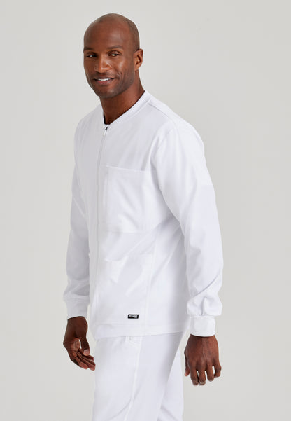 React 5-Pocket Warm-Up Jacket - White