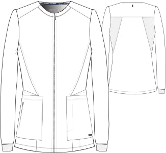 Line Drawing for Veste d'échauffement Gianna à 5 poches - Bahamas
