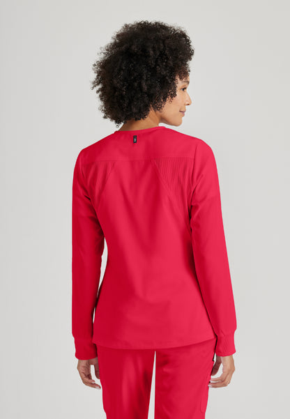 Chaqueta de abrigo de cinco bolsillos Gianna - Rojo escarlata