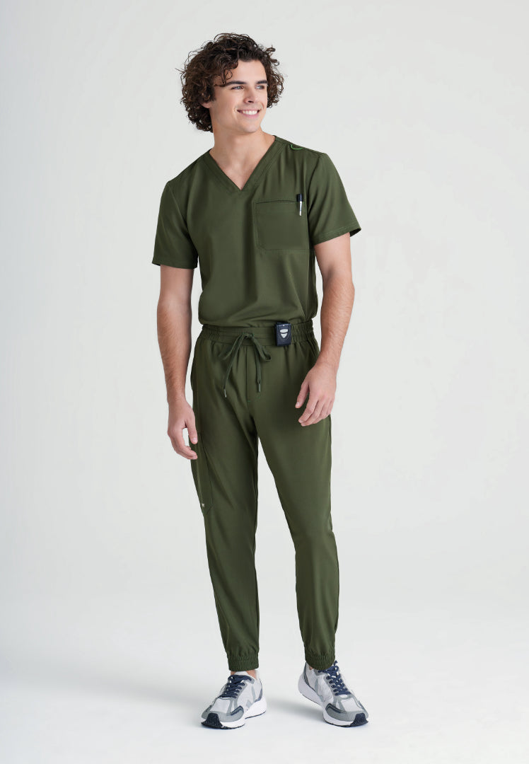 Voyager 5-Pocket Jogger Scrub Pant - Fern