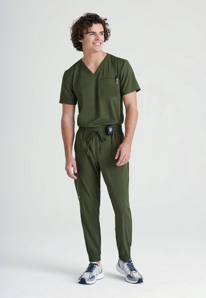 Voyager 5-Pocket Jogger Scrub Pant - Fern