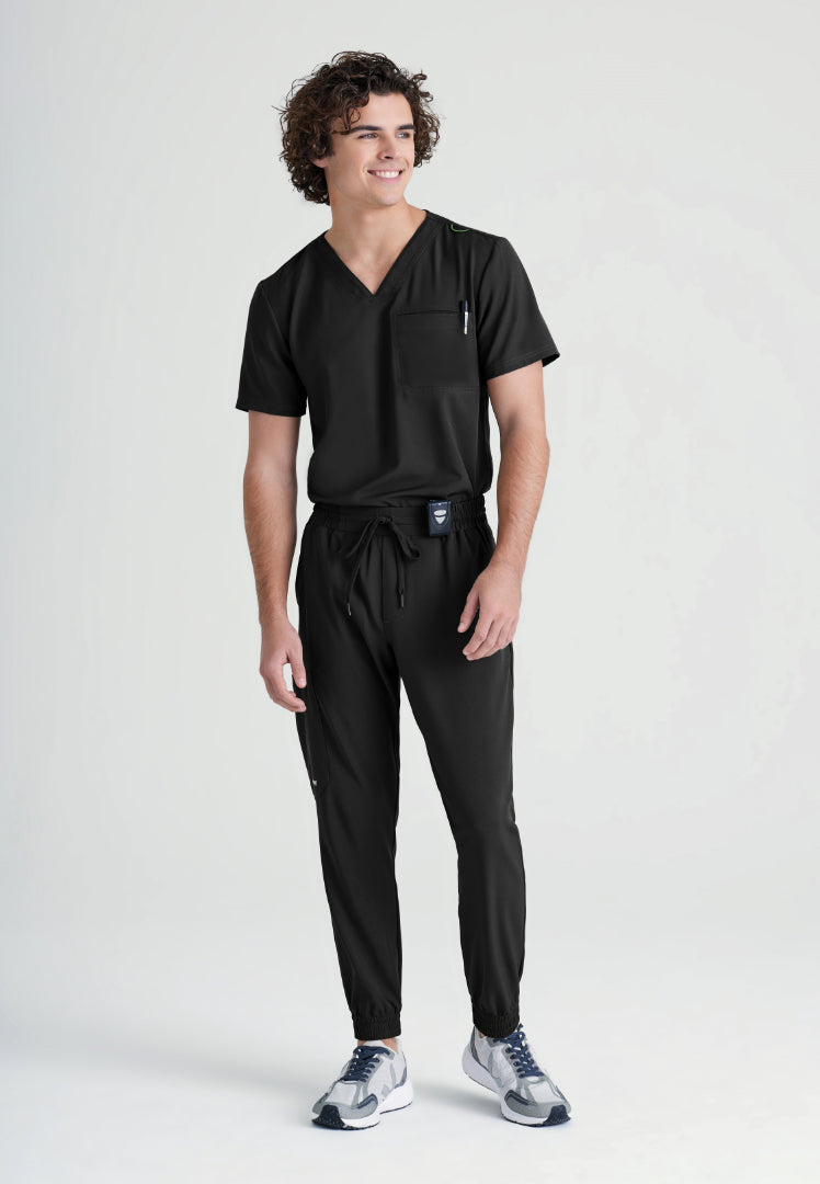 Voyager 5-Pocket Jogger Scrub Pant - Black