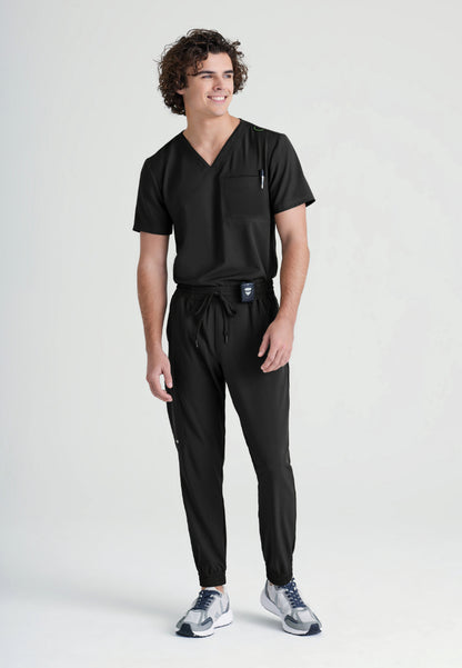 Voyager 5-Pocket Jogger Scrub Pant - Black
