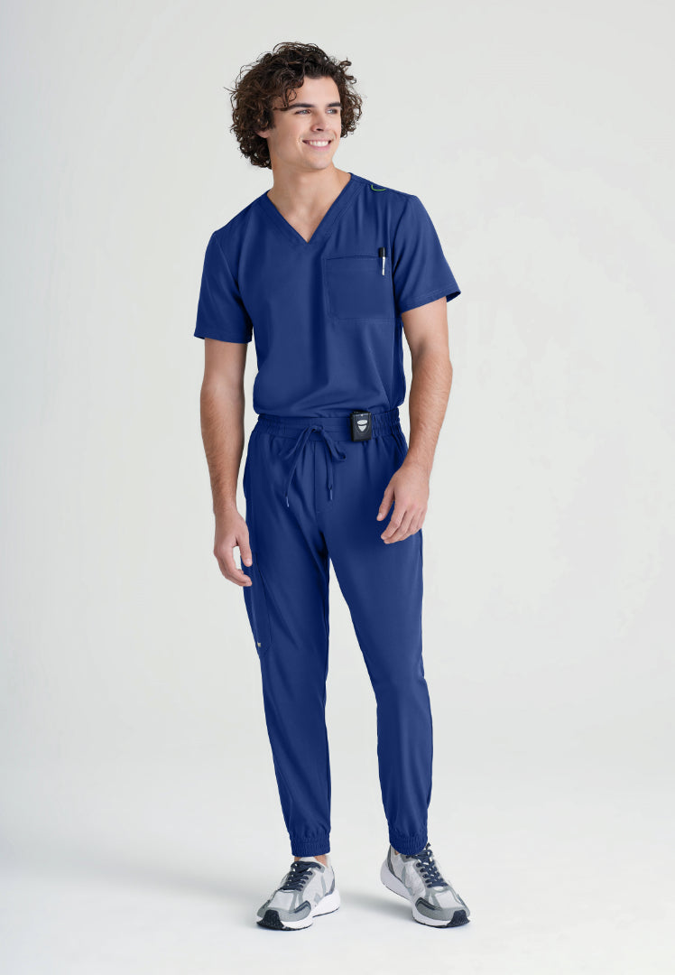 Voyager 5-Pocket Jogger Scrub Pant - Indigo