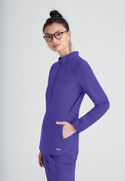 Virtue 3-Pocket Warm-Up Jacket - New Grape