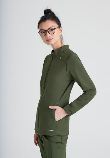 Virtue 3-Pocket Warm-Up Jacket - Fern