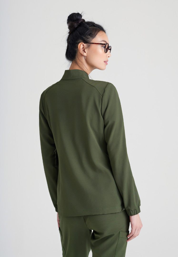 Virtue 3-Pocket Warm-Up Jacket - Fern