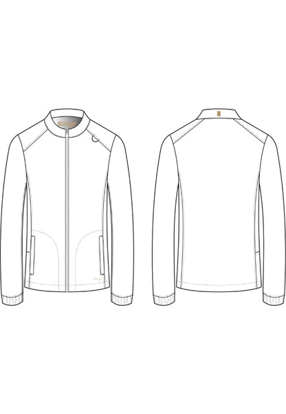 Virtue 3-Pocket Warm-Up Jacket - Ciel