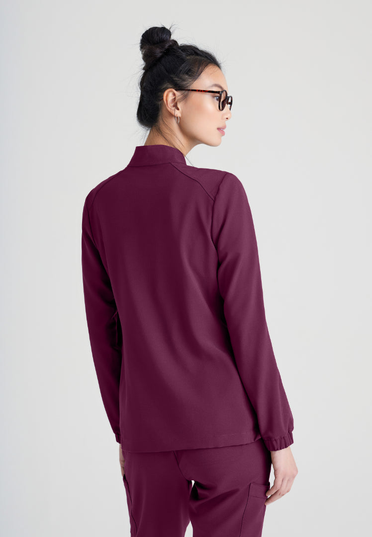 Virtue 3-Pocket Warm-Up Jacket - Wine