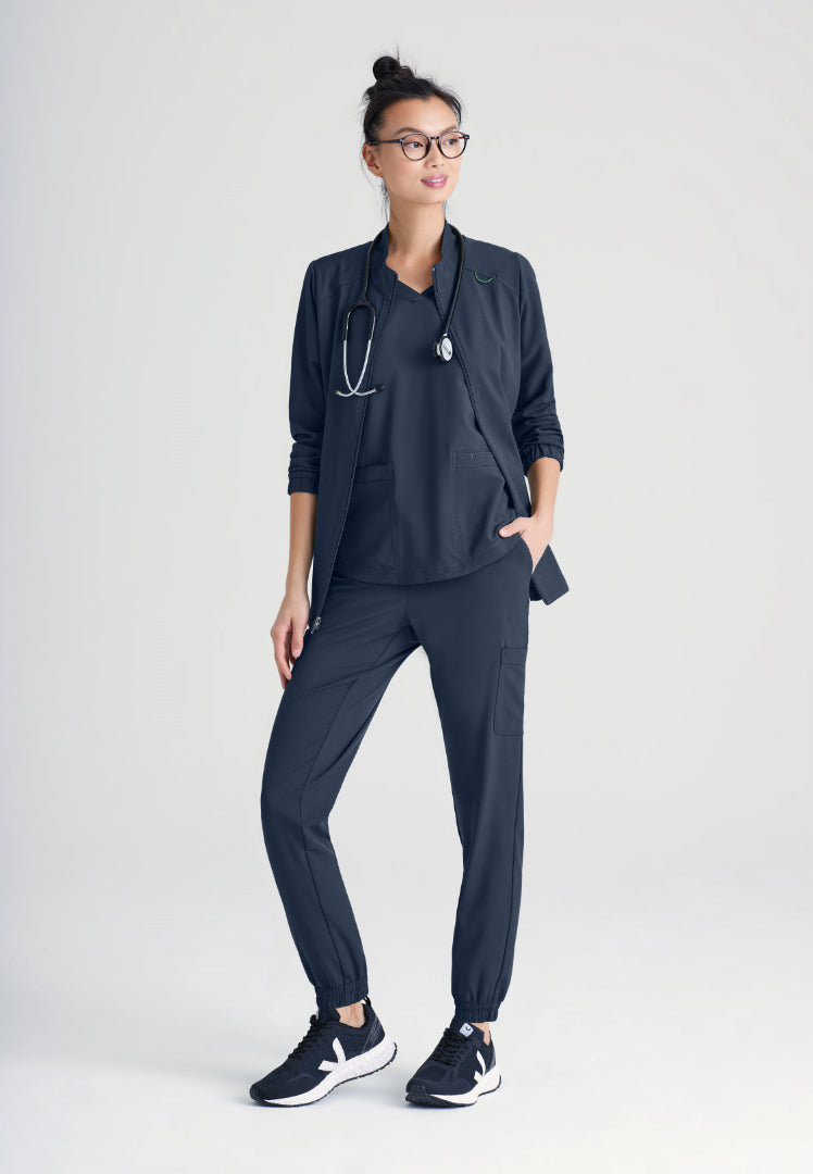 Virtue 3-Pocket Warm-Up Jacket - Steel