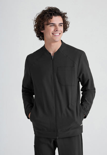 Cycle 3-Pocket Warm-Up Jacket - Black
