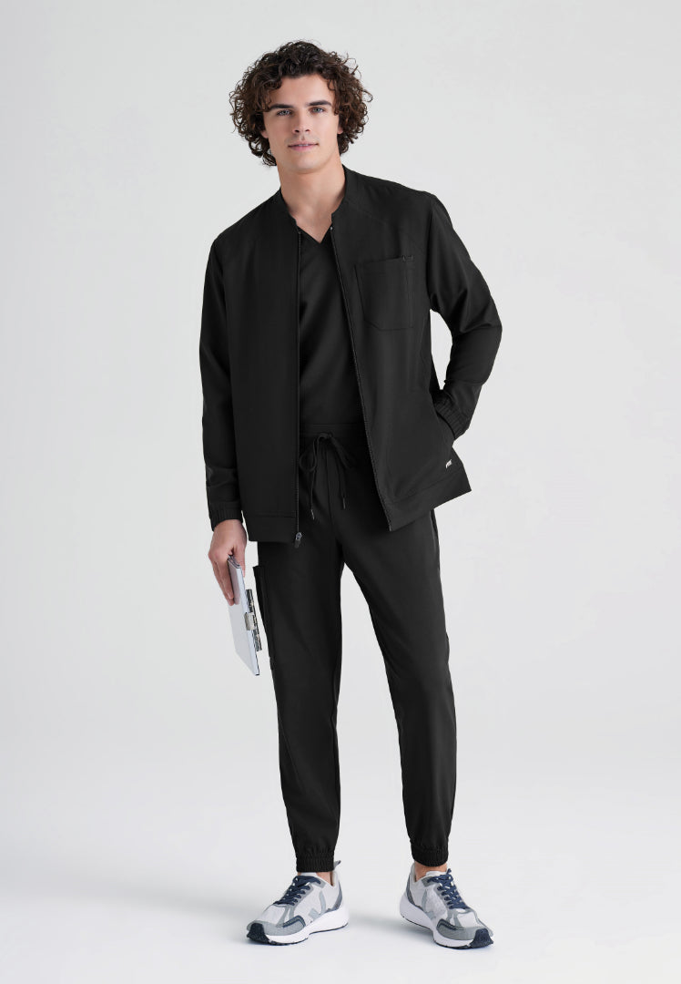 Cycle 3-Pocket Warm-Up Jacket - Black