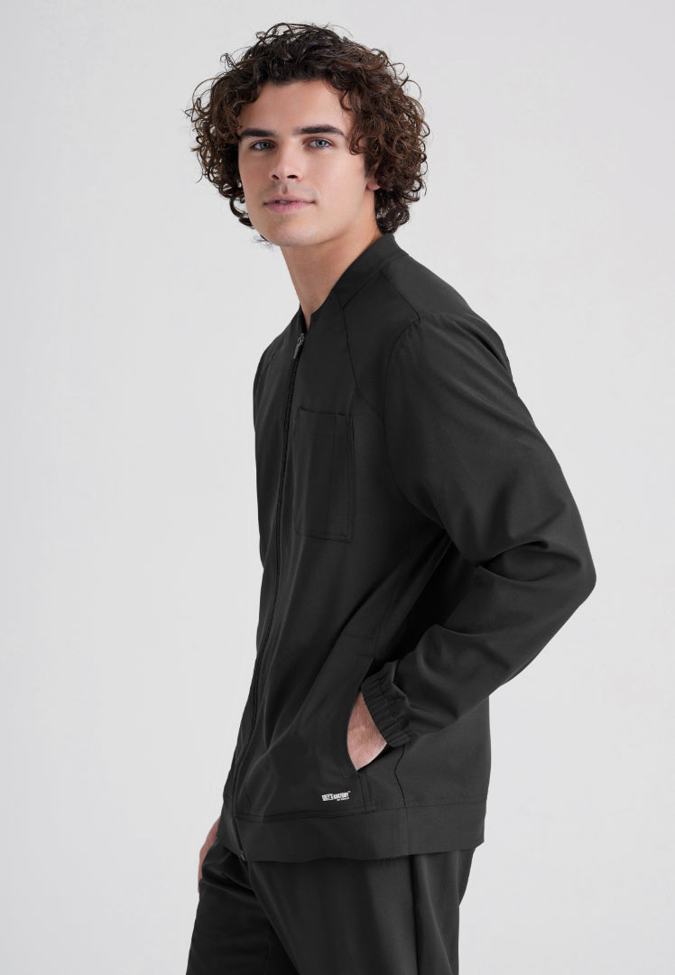 Cycle 3-Pocket Warm-Up Jacket - Black