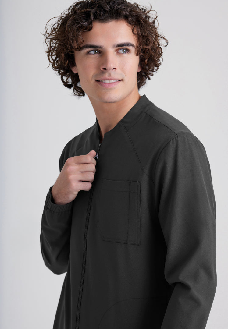Cycle 3-Pocket Warm-Up Jacket - Black