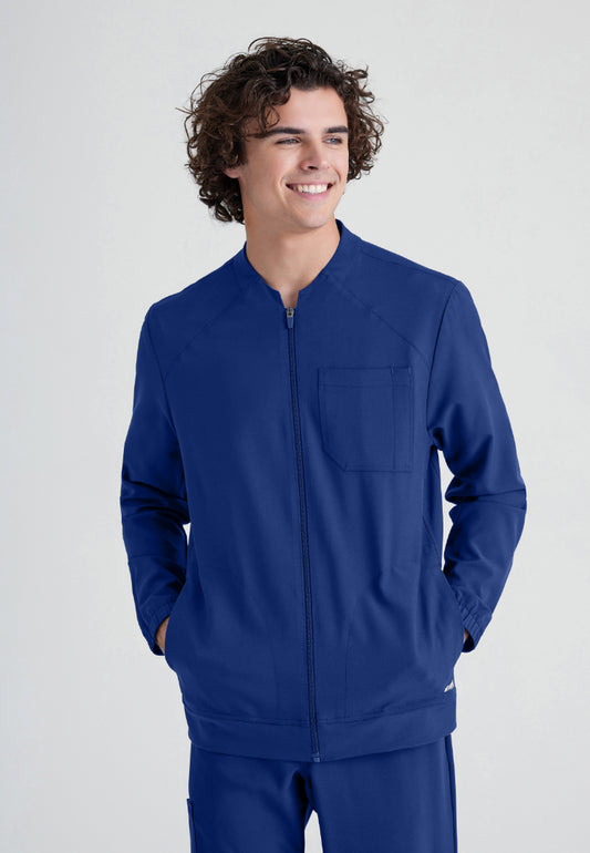 Cycle 3-Pocket Warm-Up Jacket - Indigo