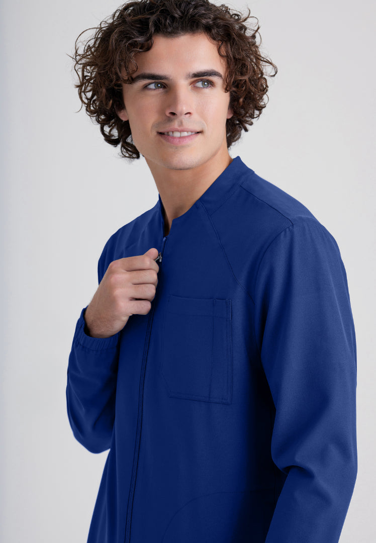 Cycle 3-Pocket Warm-Up Jacket - Indigo