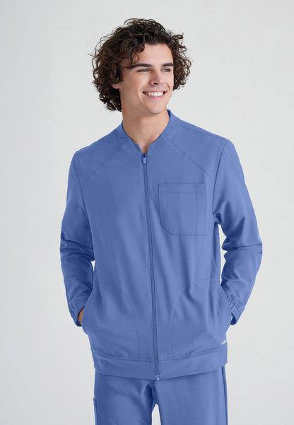 Cycle 3-Pocket Warm-Up Jacket - Ciel
