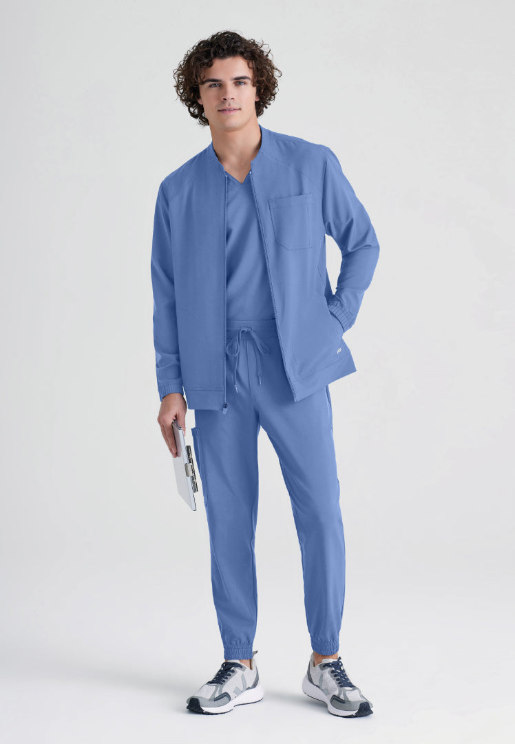 Cycle 3-Pocket Warm-Up Jacket - Ciel