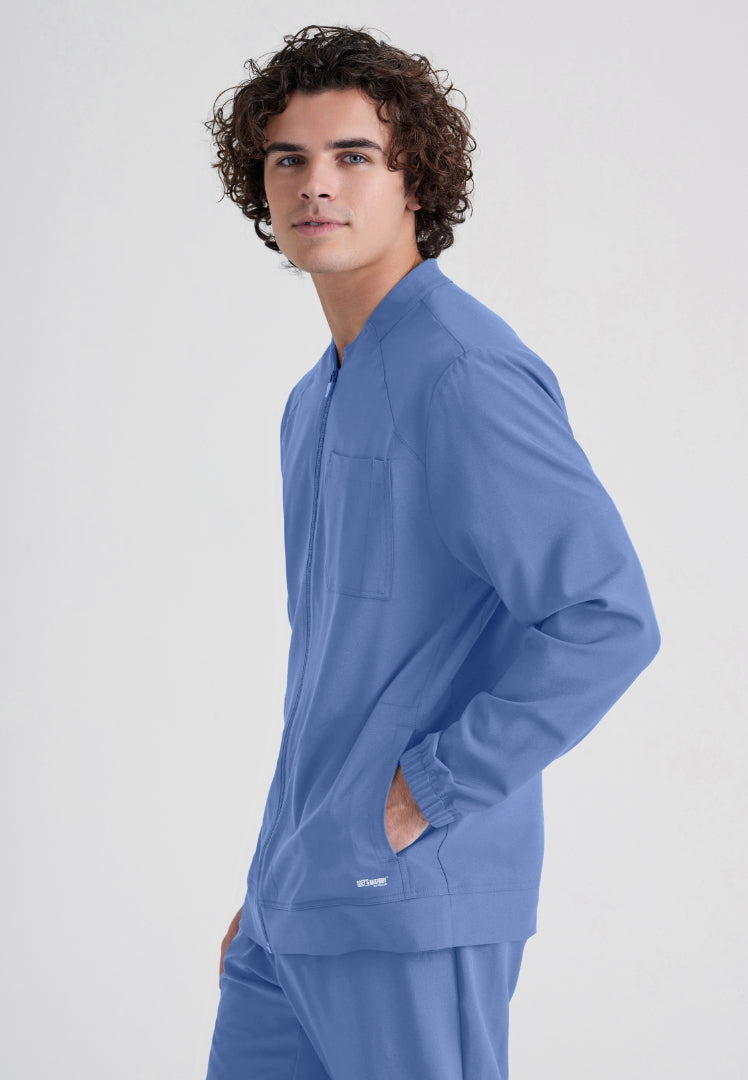 Cycle 3-Pocket Warm-Up Jacket - Ciel