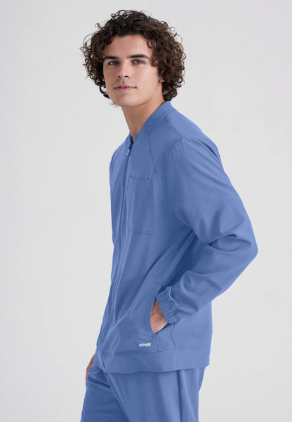 Cycle 3-Pocket Warm-Up Jacket - Ciel