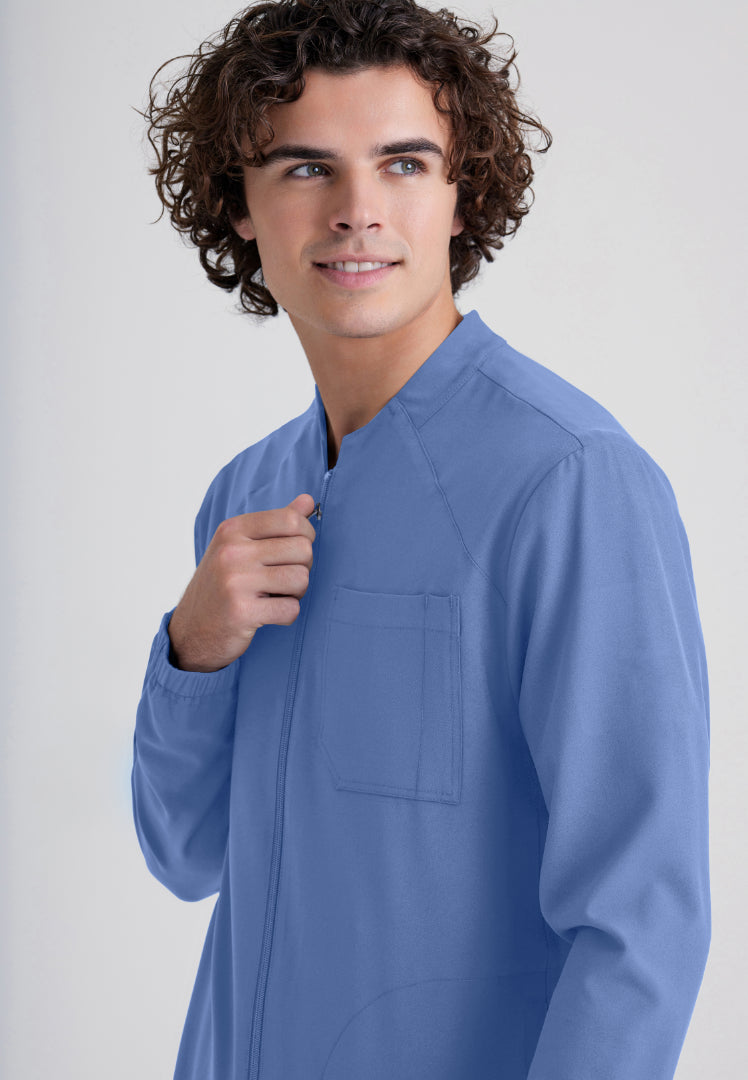 Cycle 3-Pocket Warm-Up Jacket - Ciel